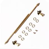 Dolls House Brass Extending Curtain Rail