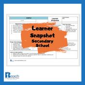 Learner Snapshot - Secondary
