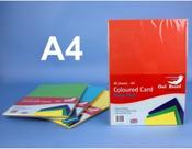 A4 Coloured Card 8pcs per pk
