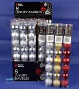 Luxury Baubles (8Pk)