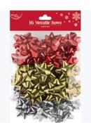 Metallic Bows (16pk)