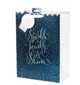 Christmas Bag Sparkle, Twinkle &amp;amp; Shine (Blue)