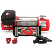 Stealth 13500lb 24v Winch with Steel Rope and Wireless Remote image