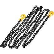10mm x 4m Lashing Chain w/ 2 x Clevis Grab Hook image