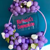 Pretty Purple Balloon Hoop image