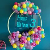 Rainbow Balloon Hoop