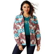 Ariat Women's Real Shacket Shirt Jacket in Baja Jacquard image
