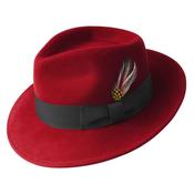 Bailey Classic Fedora Hat in Red image