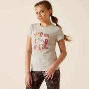 Ariat Kids Iconic Ride T-Shirt in Heather Grey image