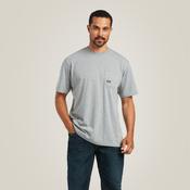 Ariat Men's Rebar Strong Cotton T-Shirt in Heather Grey