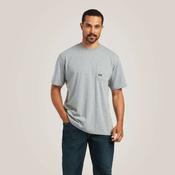Ariat Men's Rebar Strong Cotton T-Shirt in Heather Grey image