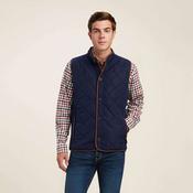 Ariat Men's Woodside Quilted Gilet in Navy image