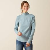 Ariat Women's Gridwork 2.0 Quarter Zip Baselayer in Lead image