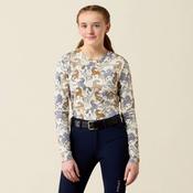 Ariat Kid's Horsin Around Top in Antique White