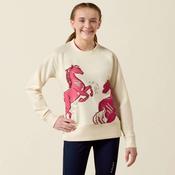 Ariat Kid's Martine Sweatshirt in Antique White image