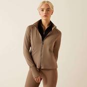 Ariat Women's Bellatrix Zip Jumper in Brick Brown