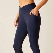 Ariat Women's Eos Chic Half Grip Tight in Navy Eclipse
