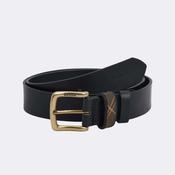 Barbour Esk Leather Belt in Black image
