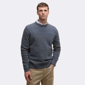 Barbour Men's Holden Crew Neck Jumper in Mid Grey Marl image