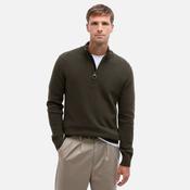 Barbour Men's Holden Half Zip Jumper in Olive