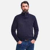 Barbour Men's Nelson Half-Zip Jumper in Navy