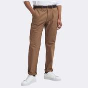 Barbour Men's Suede Sateen Tailored Trousers in Sandstone image