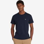 Barbour Men's Tartan Sports T-Shirt in New Navy image