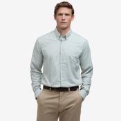 Barbour Men's Teesdale Tailored Long-Sleeved Shirt in Light Olive image