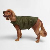 Barbour Reversible Quilted Dog Coat in Olive image