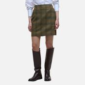 Barbour Women's Bamburgh Tartan Mini Skirt in Arabesque &amp; Brown