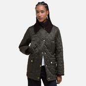 Barbour Women's Modern Beadnell Quilted Jacket in Sage &amp; Ancient image