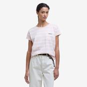 Barbour Women's Otterburn Striped T-Shirt in Primrose Pink image