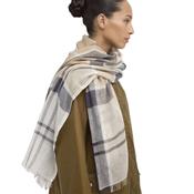 Barbour Abigail Tartan Scarf in Dress Navy