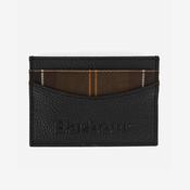 Barbour Debossed Logo Card Holder in Classic Black