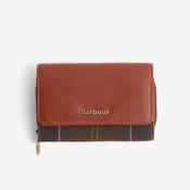 Barbour Laire French Purse in Brown &amp; Classic Tartan image