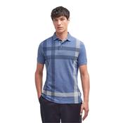 Barbour Men's Blaine Tartan Short-Sleeved Polo Shirt in Chambray image