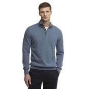 Barbour Men's Cotton Quarter-Zip Jumper in Dusk Blue image