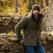 Barbour Men's Elter Quilted Jacket in Olive image