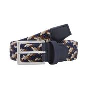 Barbour Men's Ford Belt in Navy and Rust Mix image