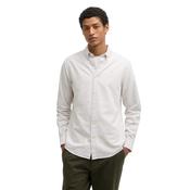 Barbour Men's Striped Oxford Tailored Long-Sleeved Shirt in Stone image