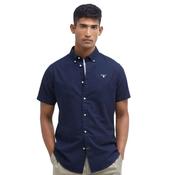 Barbour Men's Oxtown Oxford Tailored Short-Sleeved Shirt in Navy image