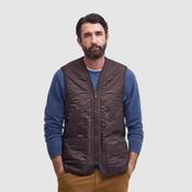 Barbour Men's Polarquilt Waistcoat in Dark Brown image