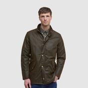 Barbour Men's Prestbury Waxed Jacket in Olive image