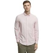 Barbour Men's Striped Oxtown Oxford Tailored Shirt in Red image