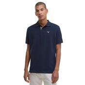 Barbour Men's Tartan Pique Polo Shirt in New Navy image