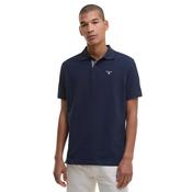 Barbour Men's Tartan Pique Polo Shirt in New Navy image