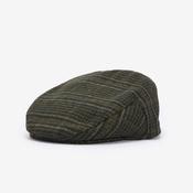 Barbour Men's Wilkin Flat Cap in Olive Check image