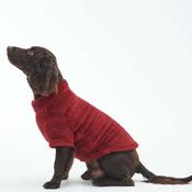 Barbour Teddy Fleece Dog Jumper in Red image