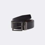 Barbour Westdale Reversible Leather Belt in Black image