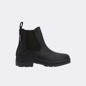 Barbour Women's Amble Chelsea Boots in Black Nubuck